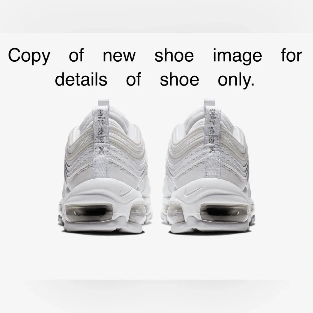 Nike Air Max 97 - New-like condition- See photos Size 7.5 Boys/ 6-6.5 Womens - Picture 9 of 12